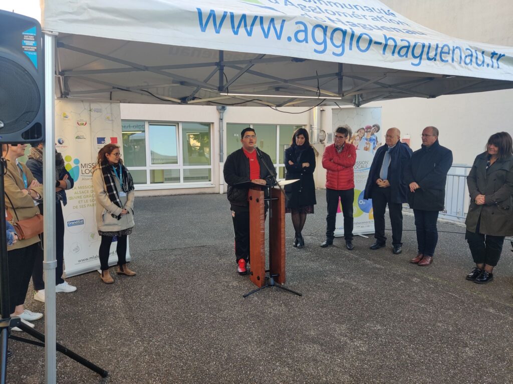 Stéphane, l'un des jeunes qui a présenté son parcours à la Mission Locale