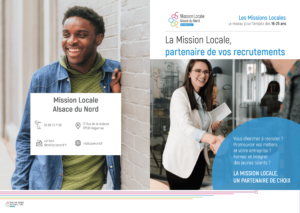 Plaquette entreprise Mission Locale Alsace du Nord - services aux entreprises